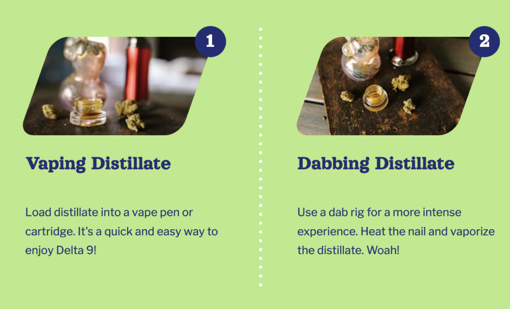 Using Delta 9 THC Distillate